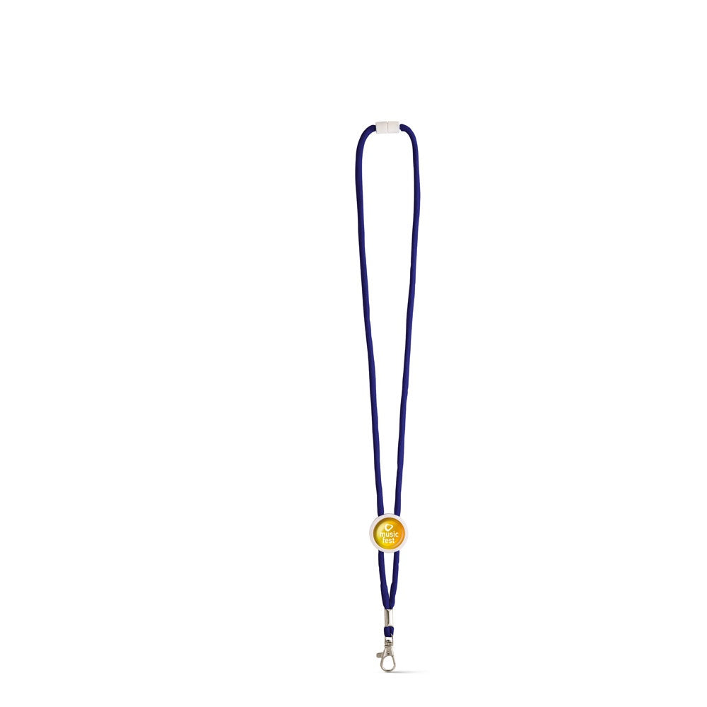 WEAVE promotional lanyard (complete set view) with custom logo branding