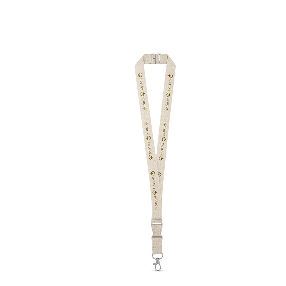 BALLINA promotional lanyard (complete set view) with custom logo branding