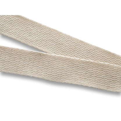 HEATHROW promotional lanyard in light natural (detail view) with custom logo branding