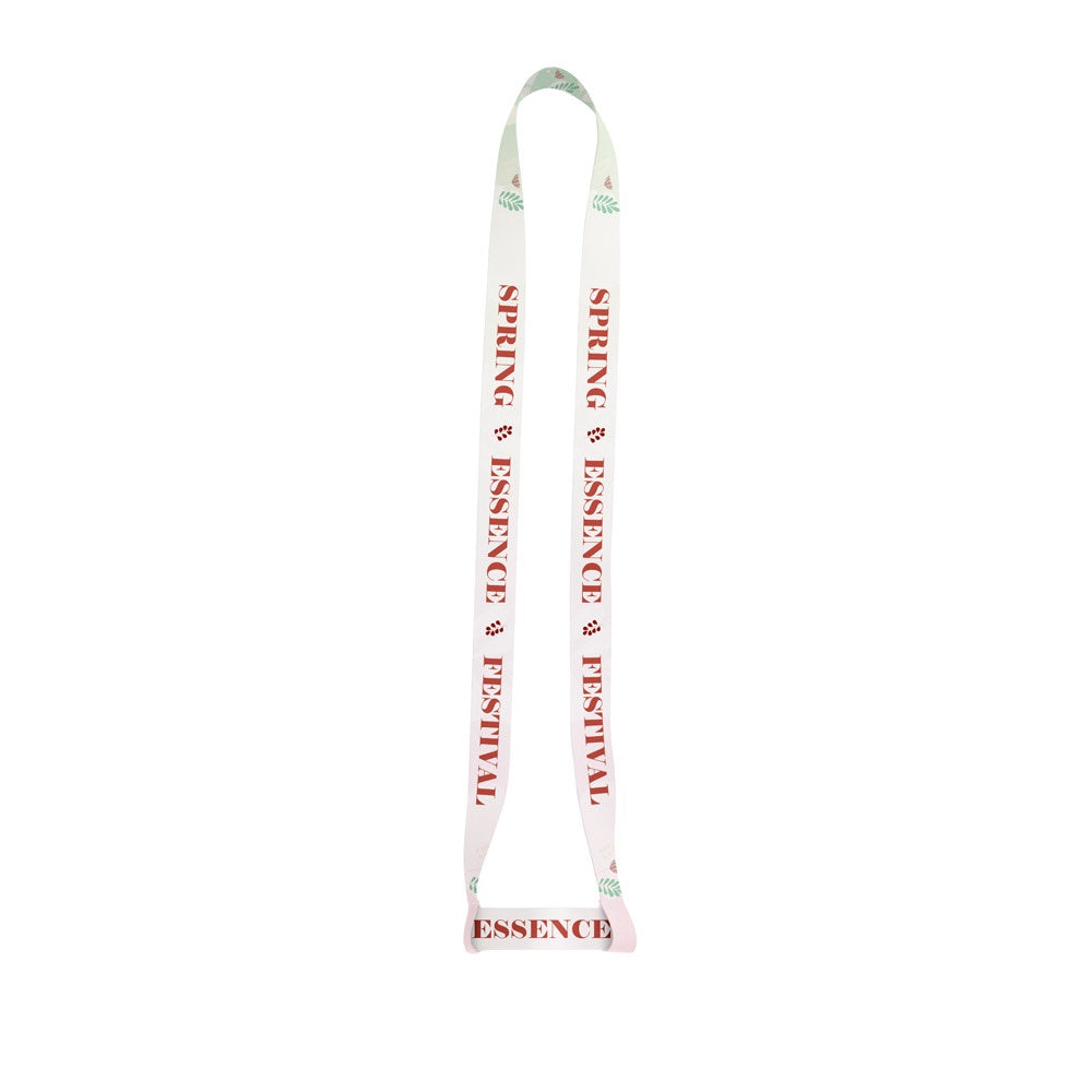 SHEFFIELD promotional lanyard in 301 - white with custom logo branding