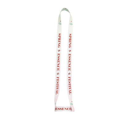 SHEFFIELD promotional lanyard in 301 - white with custom logo branding