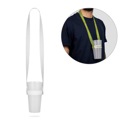 SWINDON promotional lanyard (complete set view) with custom logo branding