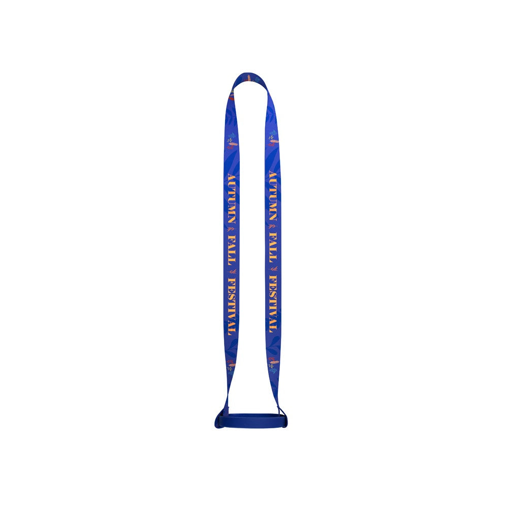 BOLTON promotional lanyard in 303 - blue with custom logo branding