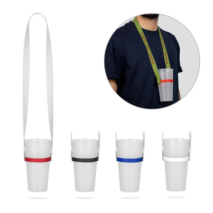 BOLTON promotional lanyard (complete set view) with custom logo branding