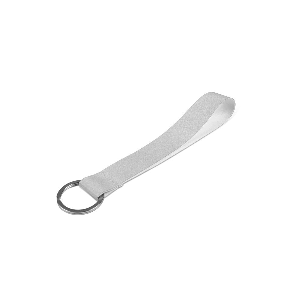 TELFORD promotional lanyard in 301 - white (detail view) with custom logo branding