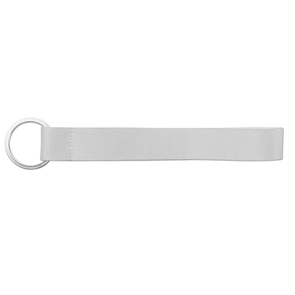 TELFORD promotional lanyard in 301 - white with custom logo branding