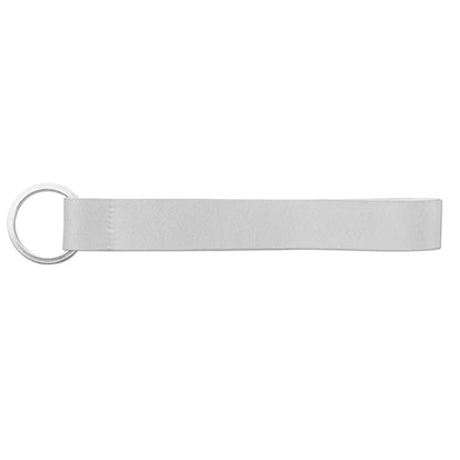 SLOUGH promotional lanyard in 301 - white with custom logo branding