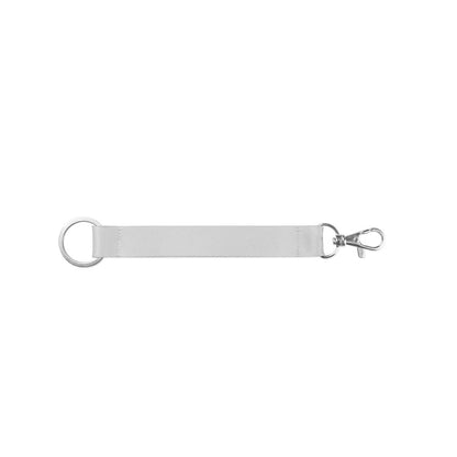 CRAWLEY promotional lanyard in 301 - white with custom logo branding