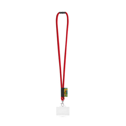 WATFORD promotional lanyard in 302 - red with custom logo branding