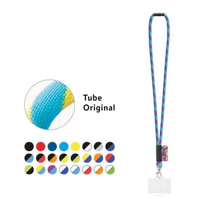 WATFORD promotional lanyard (complete set view) with custom logo branding