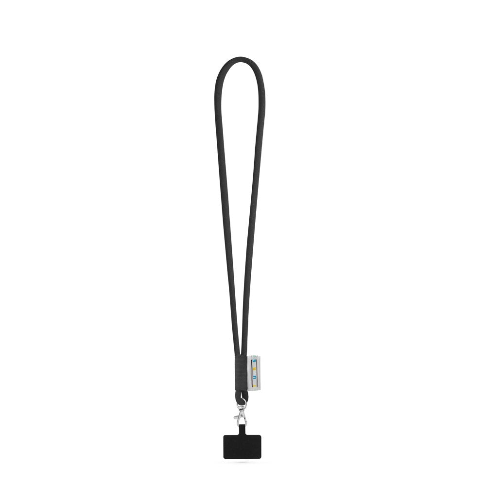 GOSPORT promotional lanyard in 300 - black with custom logo branding