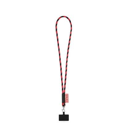 GOSPORT promotional lanyard in black/red with custom logo branding