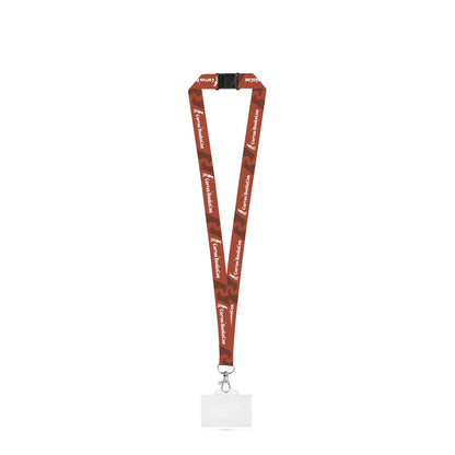 CARLISLE promotional lanyard (complete set view) with custom logo branding