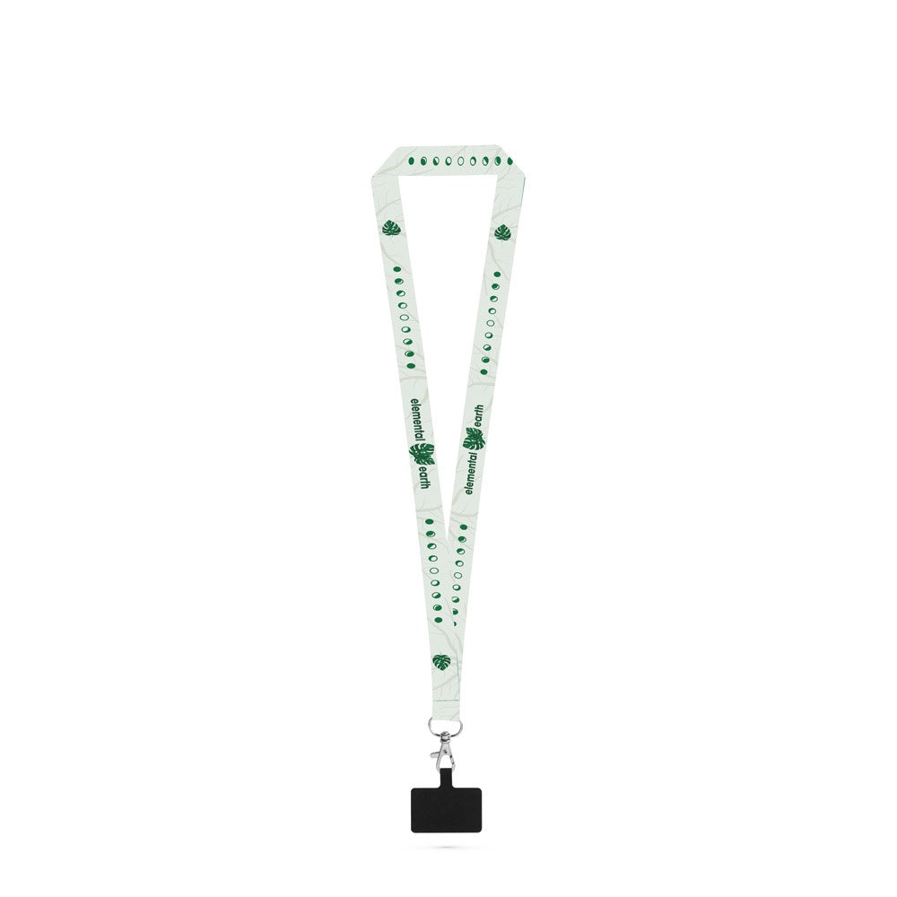 HARLOW promotional lanyard in 301 - white with custom logo branding