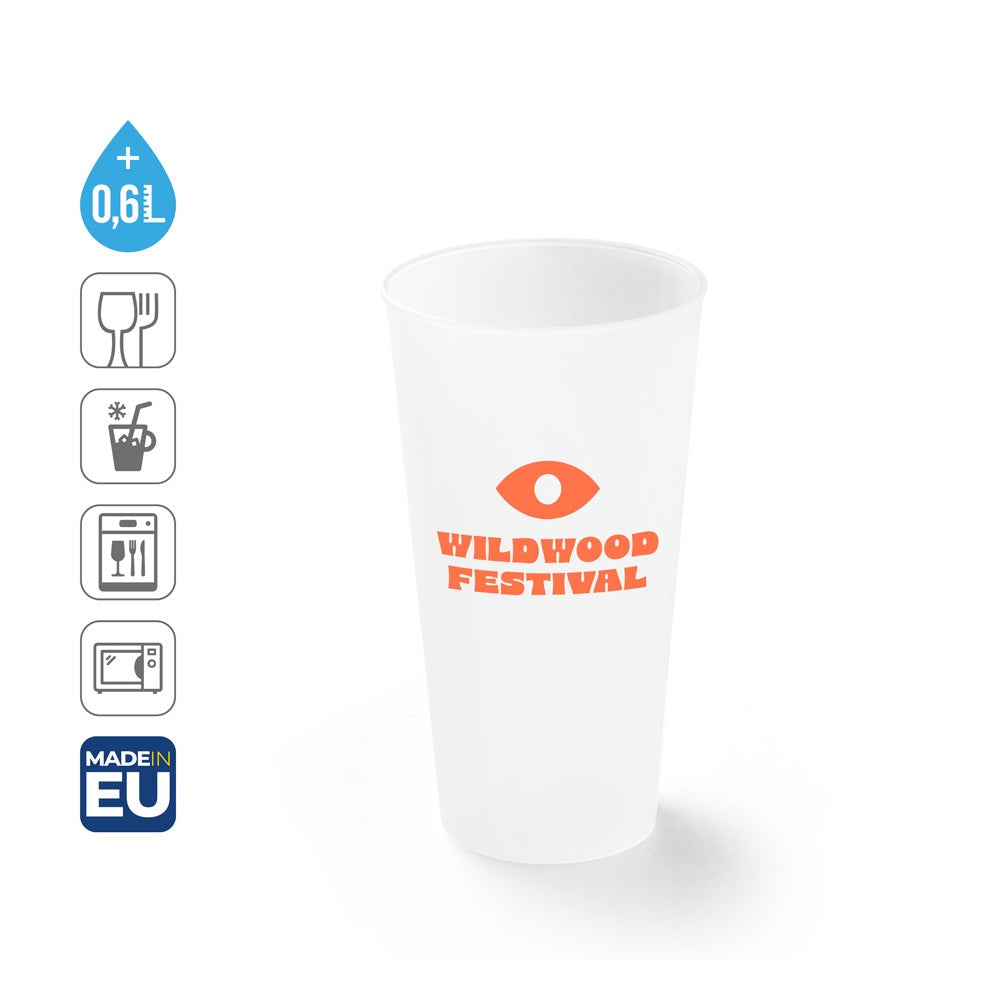KANE L promotional travel cup (complete set view) with custom logo branding