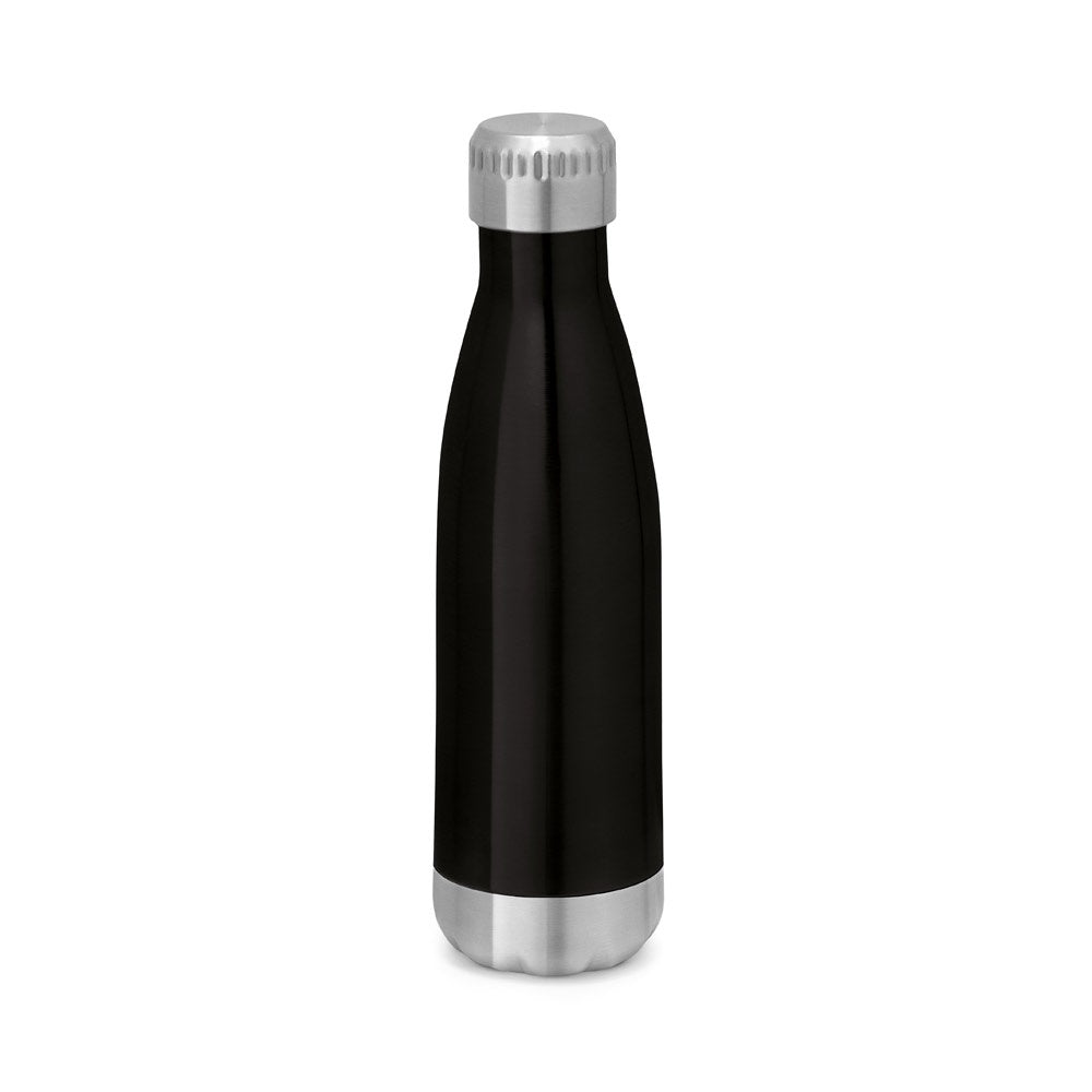 SHOW promotional thermal bottle in black with custom logo branding