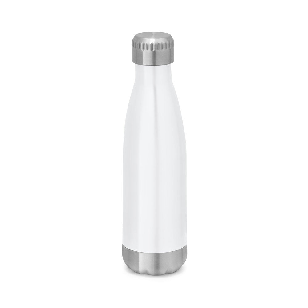 SHOW promotional thermal bottle in white with custom logo branding