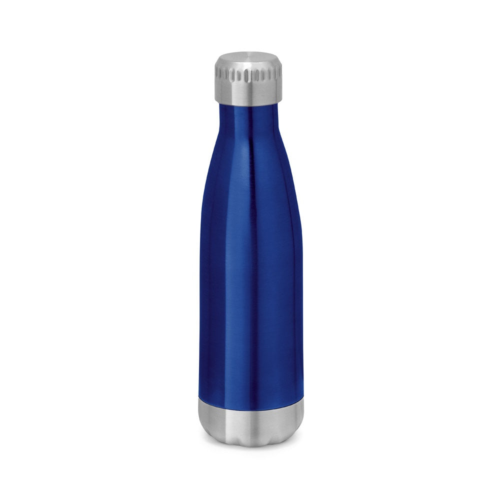 SHOW promotional thermal bottle in royal blue with custom logo branding