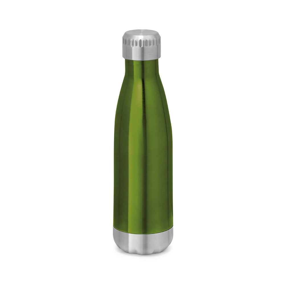 SHOW promotional thermal bottle in light green with custom logo branding