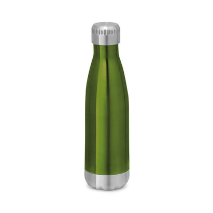 SHOW promotional thermal bottle in light green with custom logo branding