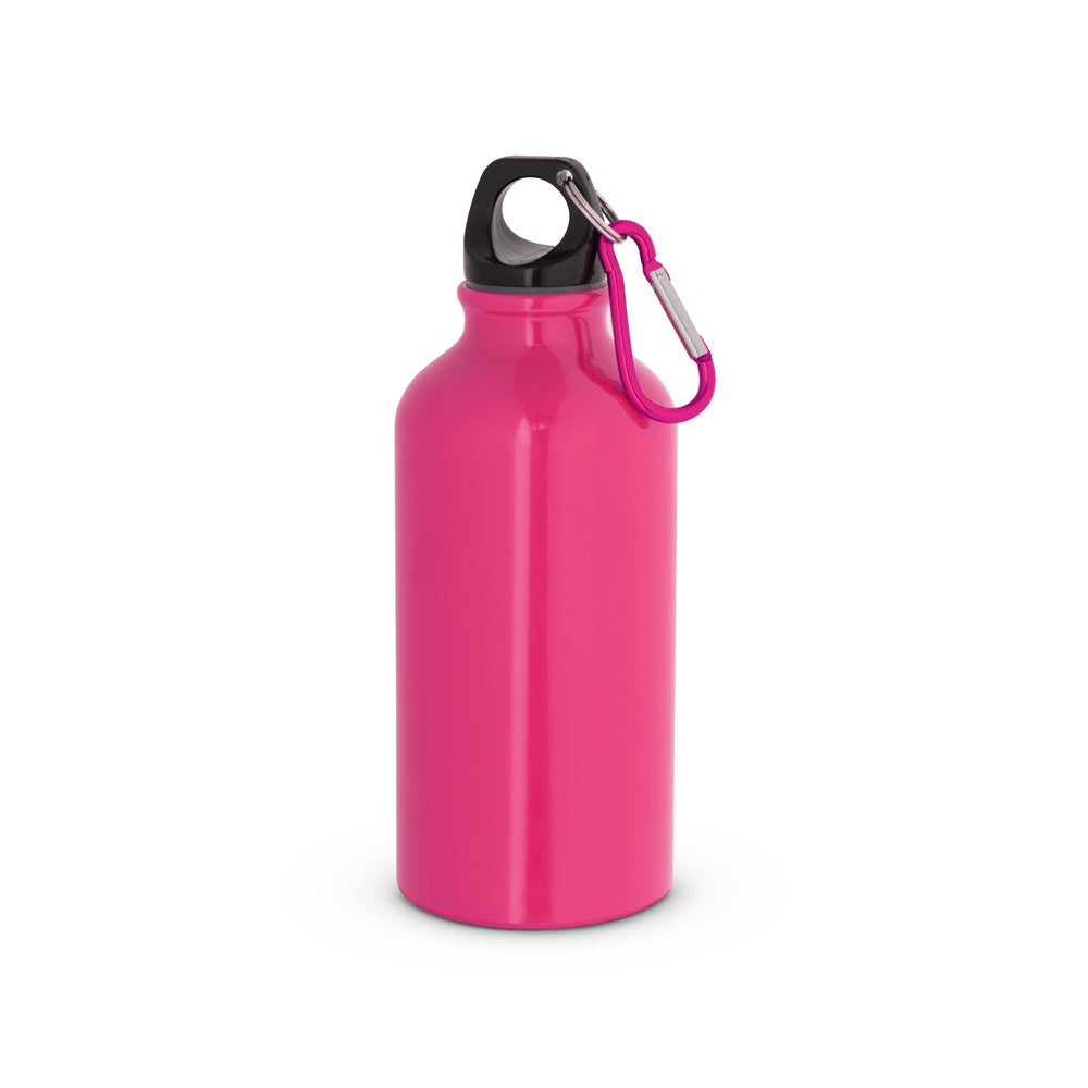 LANDSCAPE S promotional bottle in pink with custom logo branding
