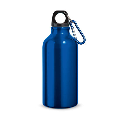 LANDSCAPE S promotional bottle in royal blue with custom logo branding