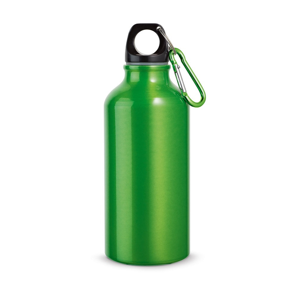 LANDSCAPE S promotional bottle in light green with custom logo branding