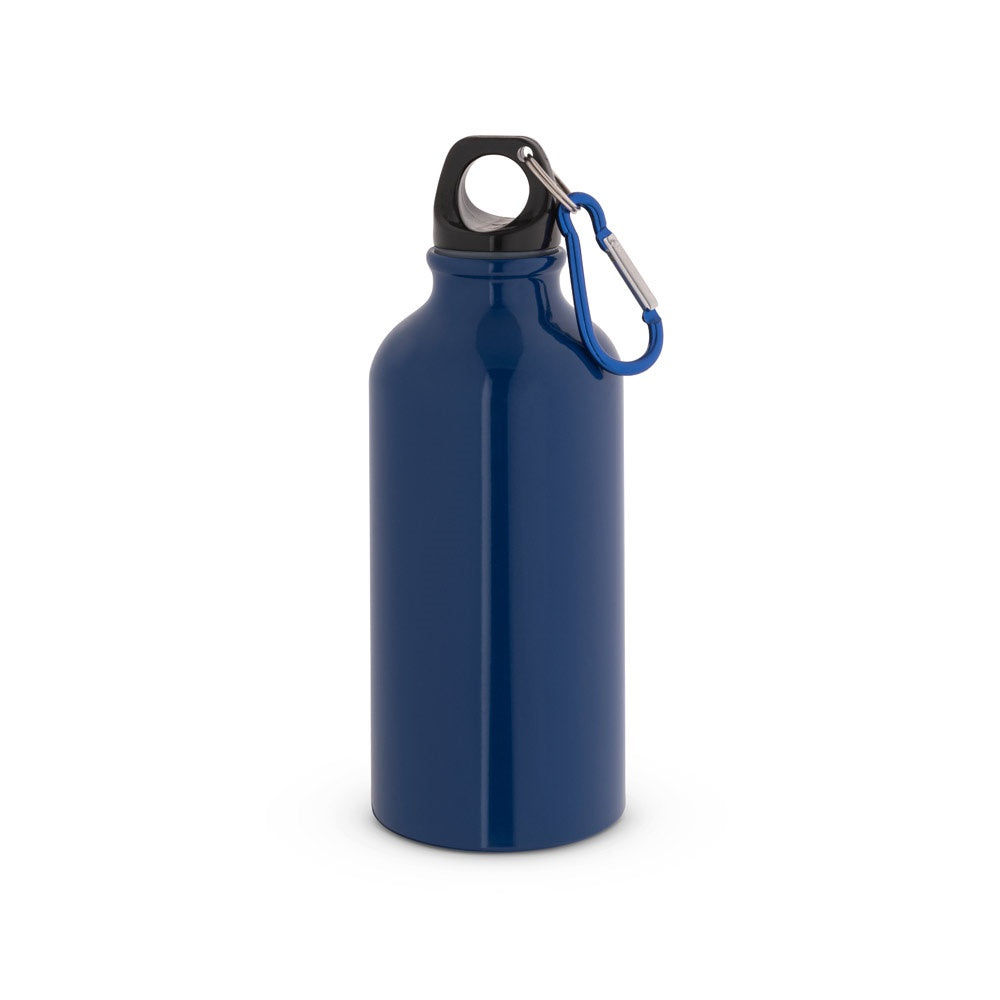 LANDSCAPE S promotional bottle in navy blue with custom logo branding
