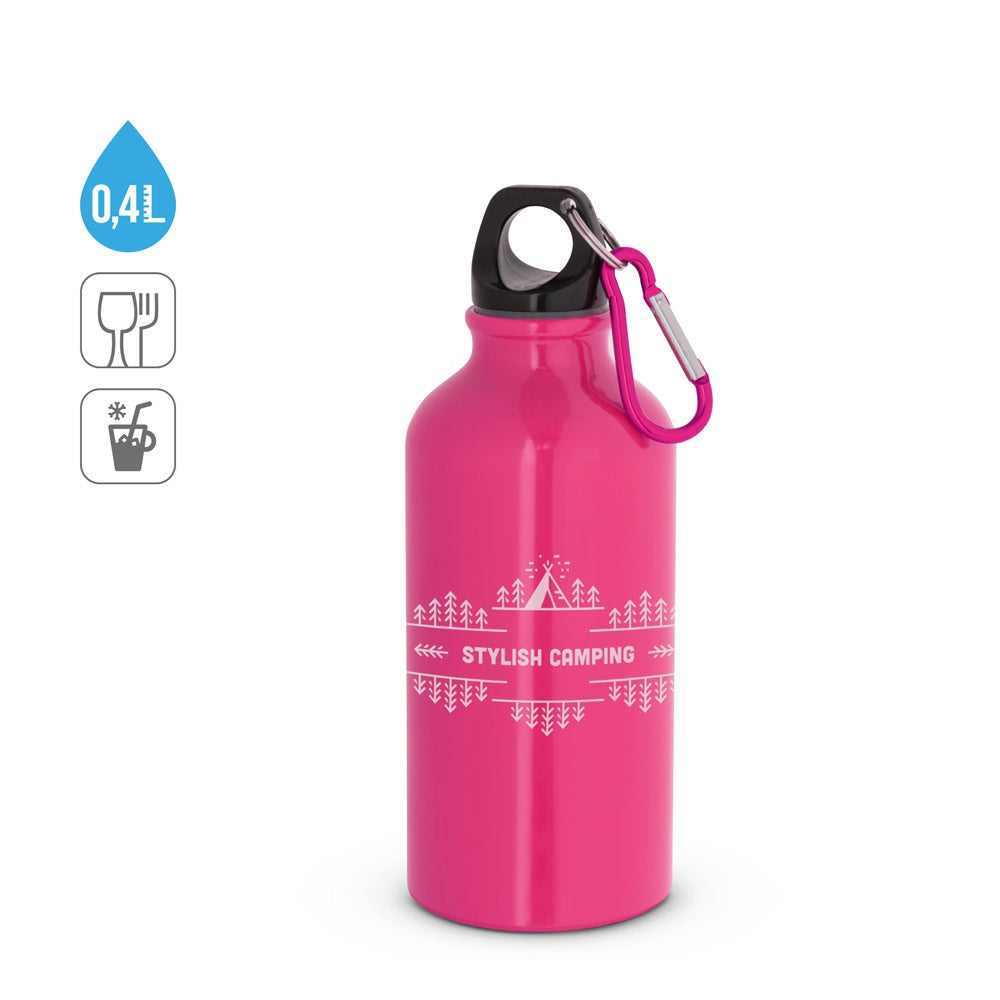 LANDSCAPE S promotional bottle (complete set view) with custom logo branding