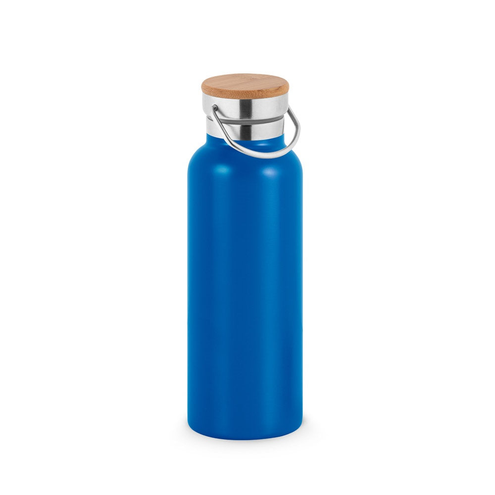 RAGNAR promotional thermal bottle in blue with custom logo branding