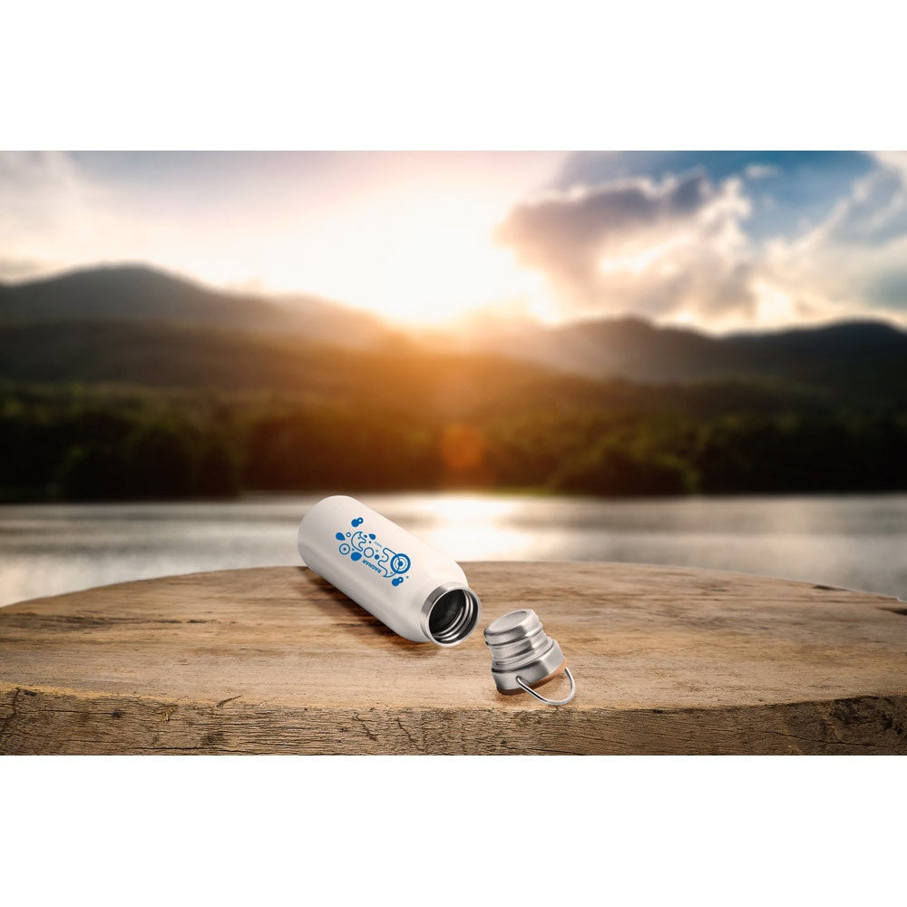 RAGNAR promotional thermal bottle in white with custom logo branding