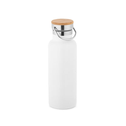 RAGNAR promotional thermal bottle in white with custom logo branding