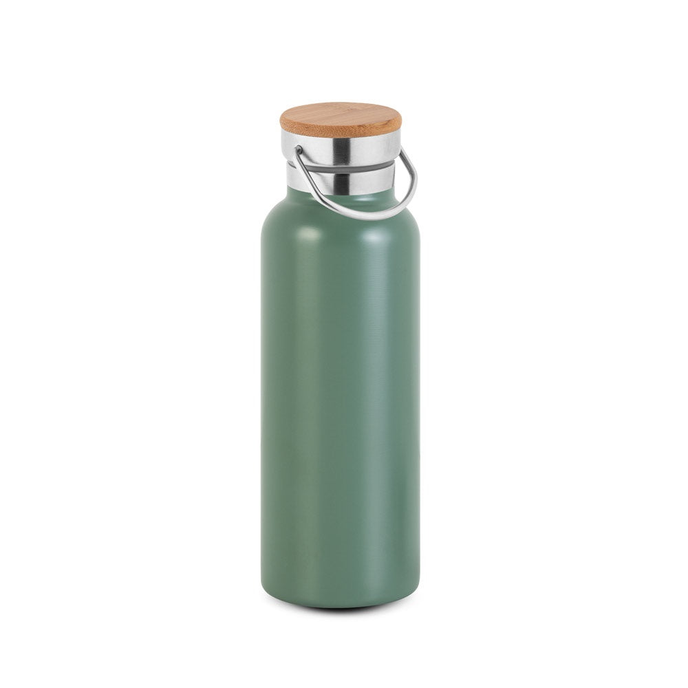 RAGNAR promotional thermal bottle in army green with custom logo branding