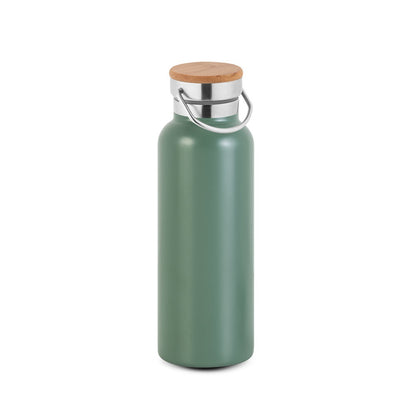 RAGNAR promotional thermal bottle in army green with custom logo branding
