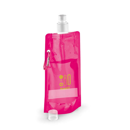 KWILL promotional bottle in pink with custom logo branding