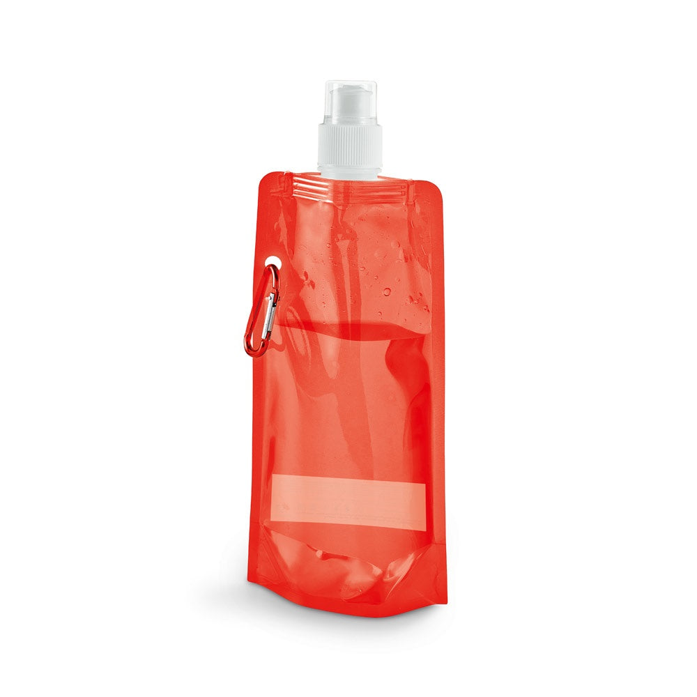KWILL promotional bottle in red with custom logo branding
