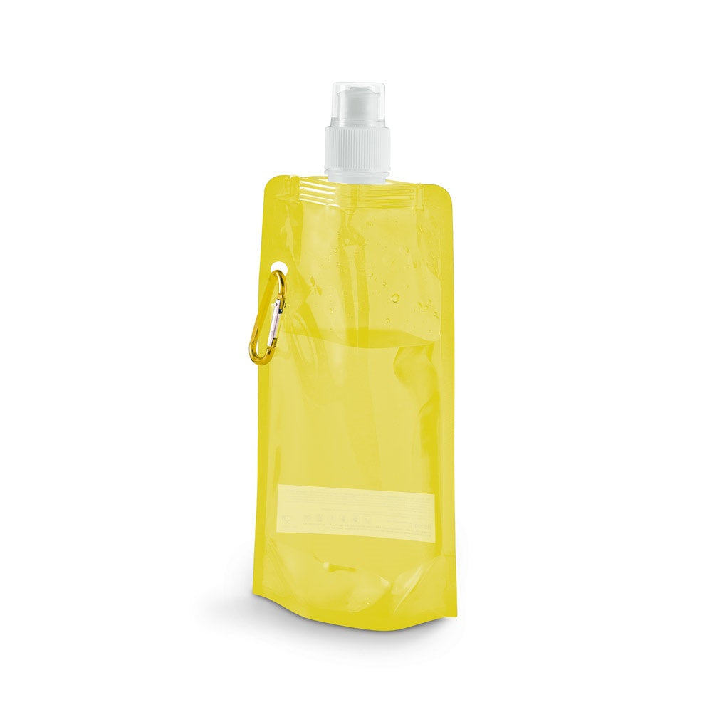 KWILL promotional bottle in yellow with custom logo branding