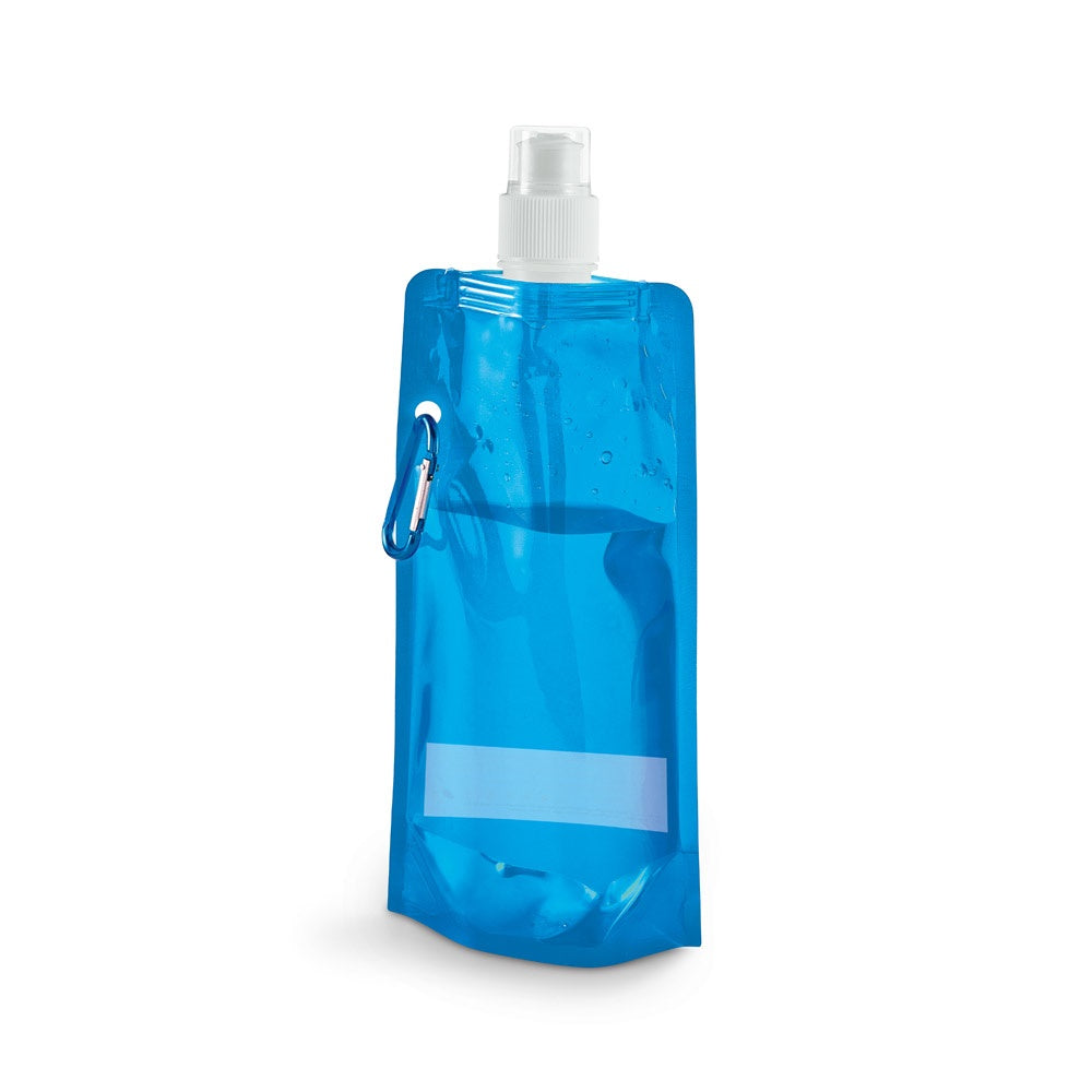 KWILL promotional bottle in light blue with custom logo branding