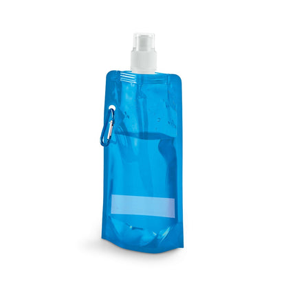 KWILL promotional bottle in light blue with custom logo branding