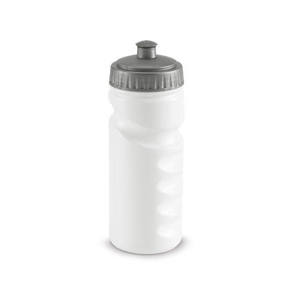 LOWRY promotional bottle in satin silver with custom logo branding