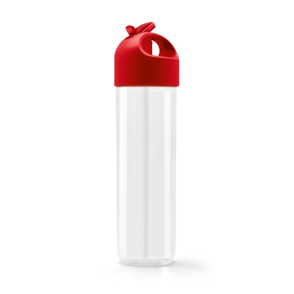 CONLEY promotional bottle in red with custom logo branding