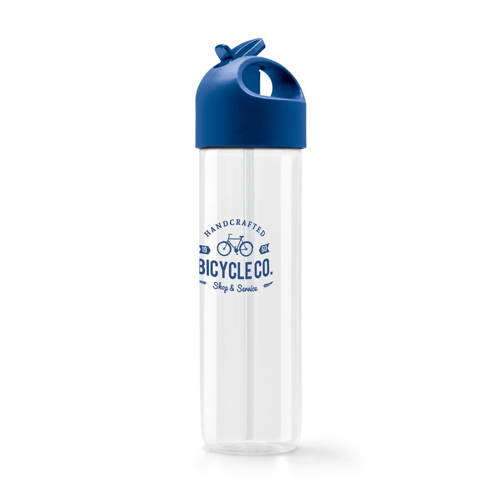 CONLEY promotional bottle in royal blue with custom logo branding