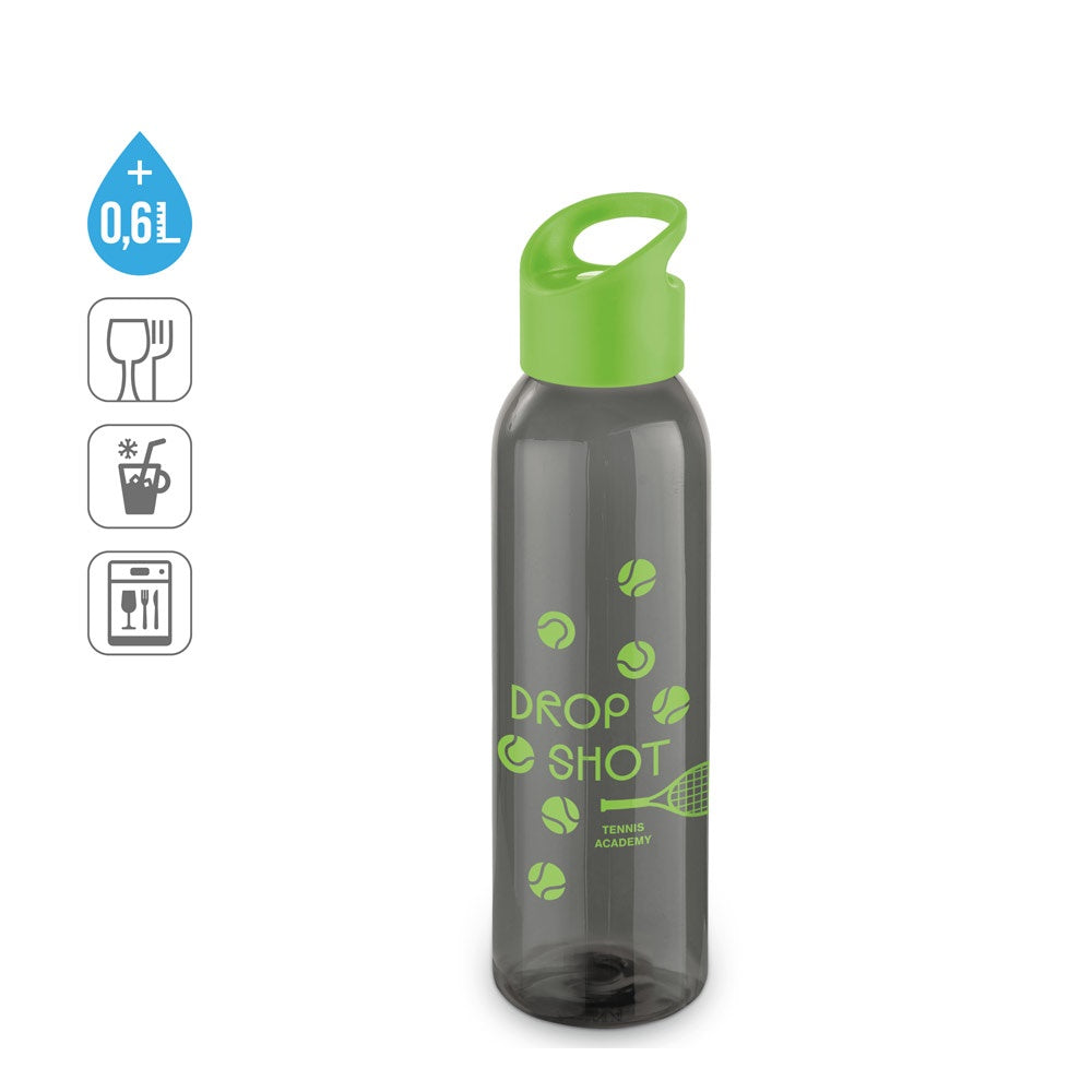 PORTIS promotional bottle (complete set view) with custom logo branding