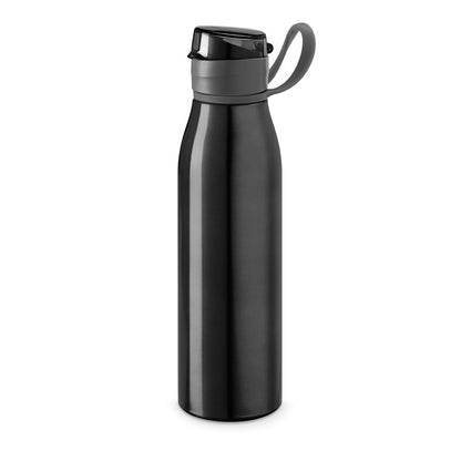 KORVER promotional bottle in black with custom logo branding