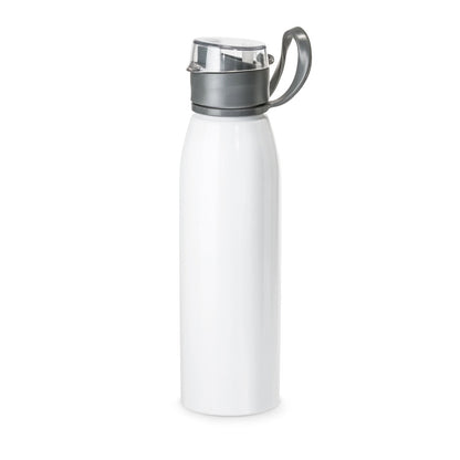 KORVER promotional bottle in white with custom logo branding