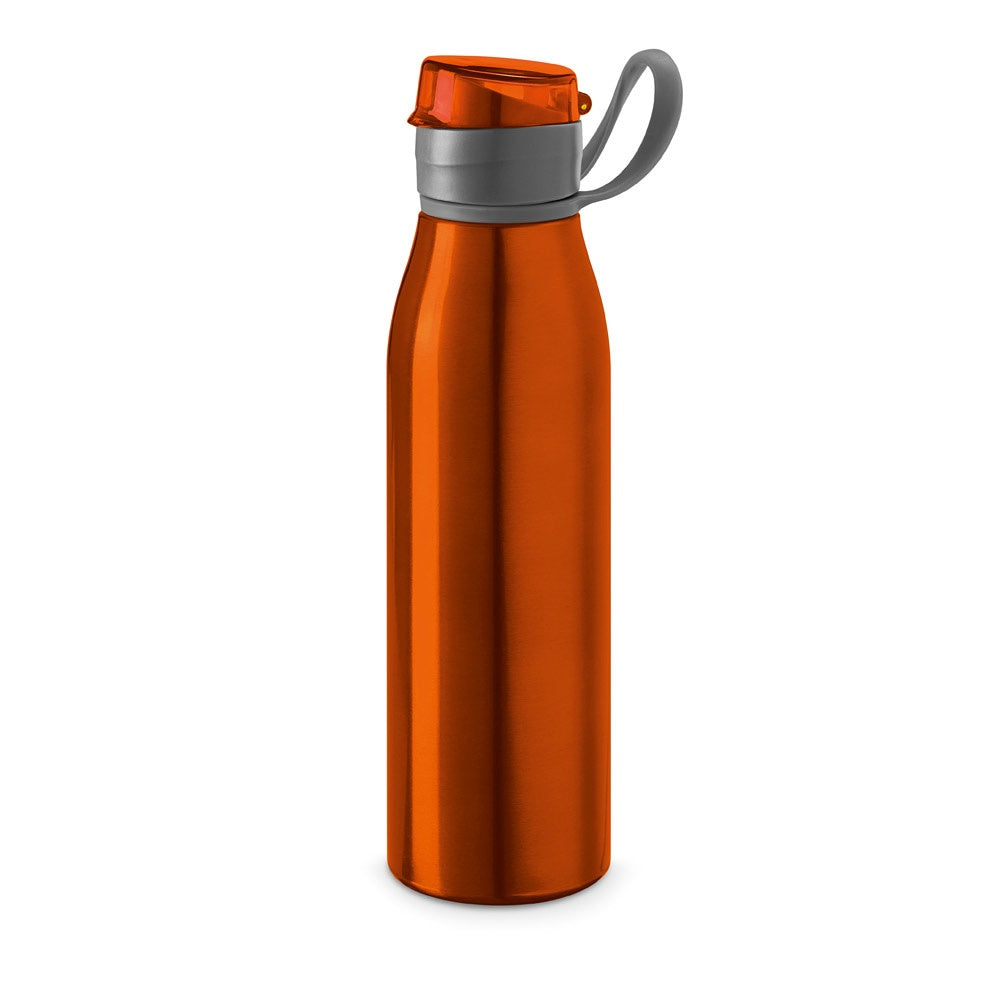 KORVER promotional bottle in orange with custom logo branding