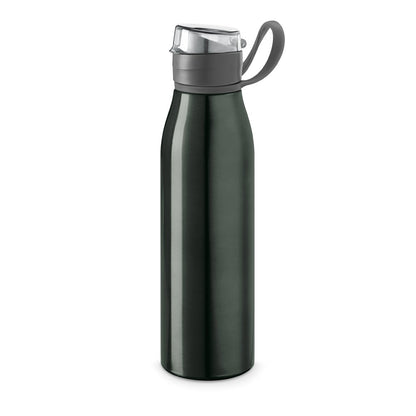 KORVER promotional bottle in gun metal with custom logo branding