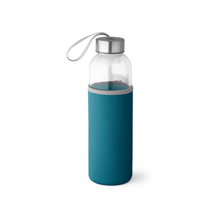 RAISE promotional bottle in blue with custom logo branding