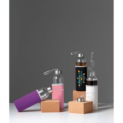 RAISE promotional bottle with custom logo branding