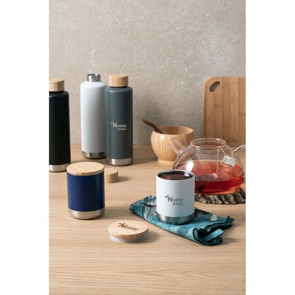 NORRE BOTTLE promotional thermal bottle with custom logo branding